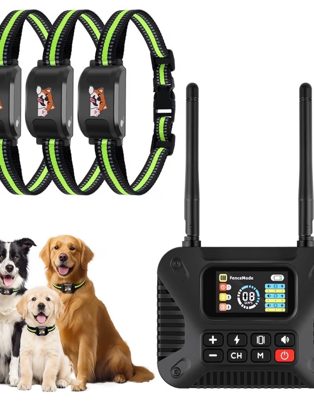 NEW Wireless Dog Fence for 3 Dogs